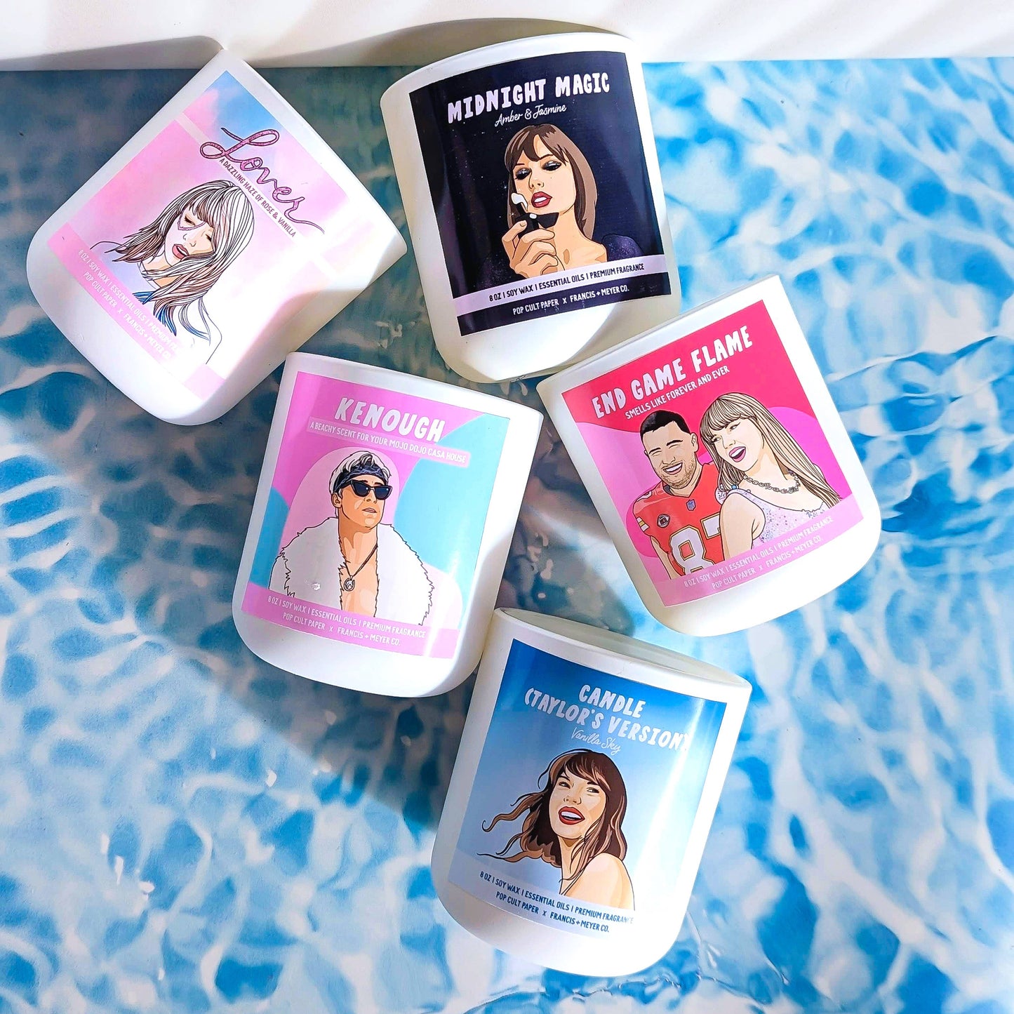 Lover Pop Culture Candle - Taylor Swift 8 oz Lavender Candle