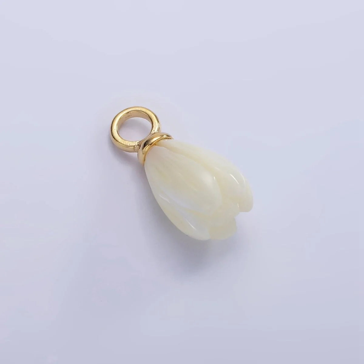 White Flower Charm