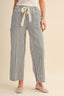 NAVY IVORY STRIPE