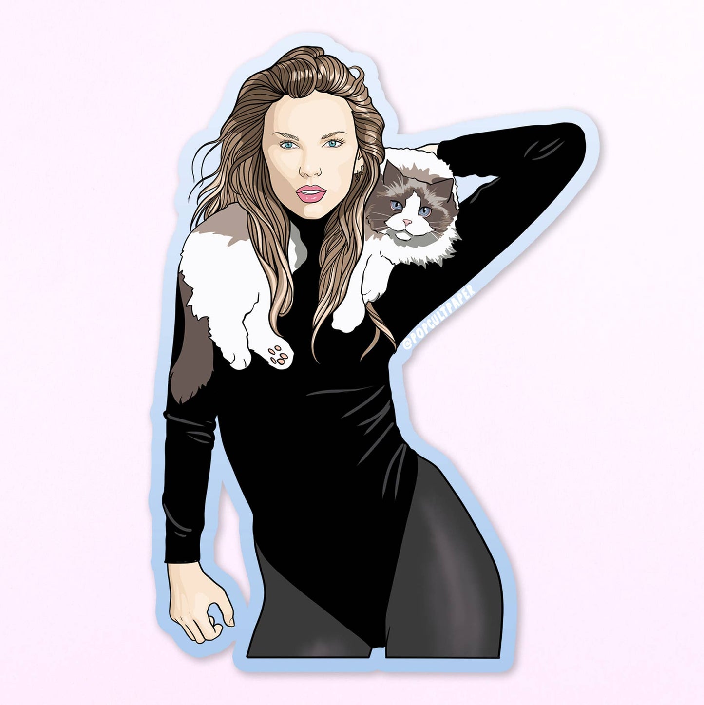 Karma is a cat Taylor Swift Pop Culture Vinyl Sticker