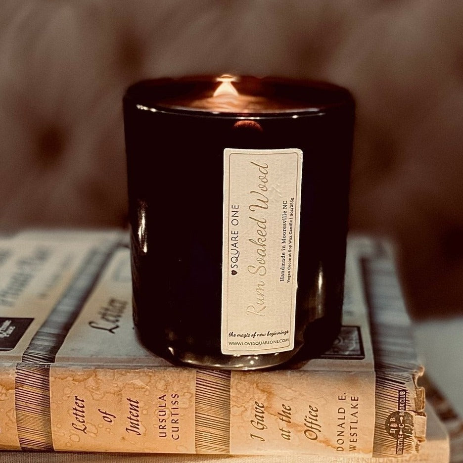 LSO Rum Soaked Wood Candle
