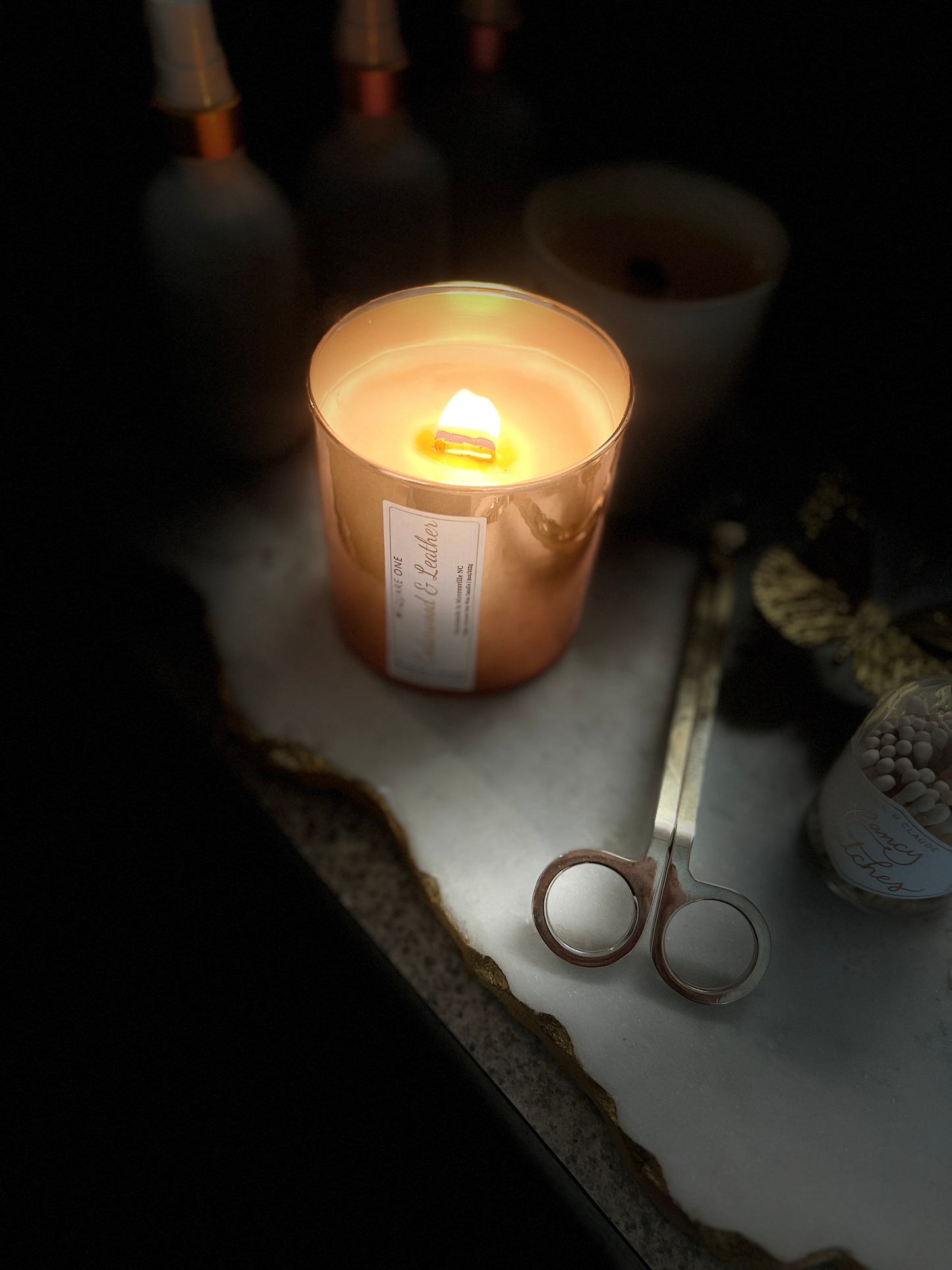 LSO Cedarwood & Leather Candle