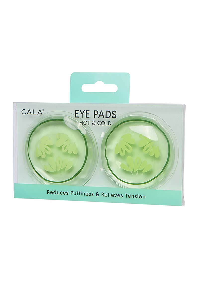 CALA 69161 Hot & Cold Eye Pads Cucumber - 12pc