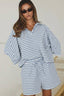 Dusty Blue Stripe