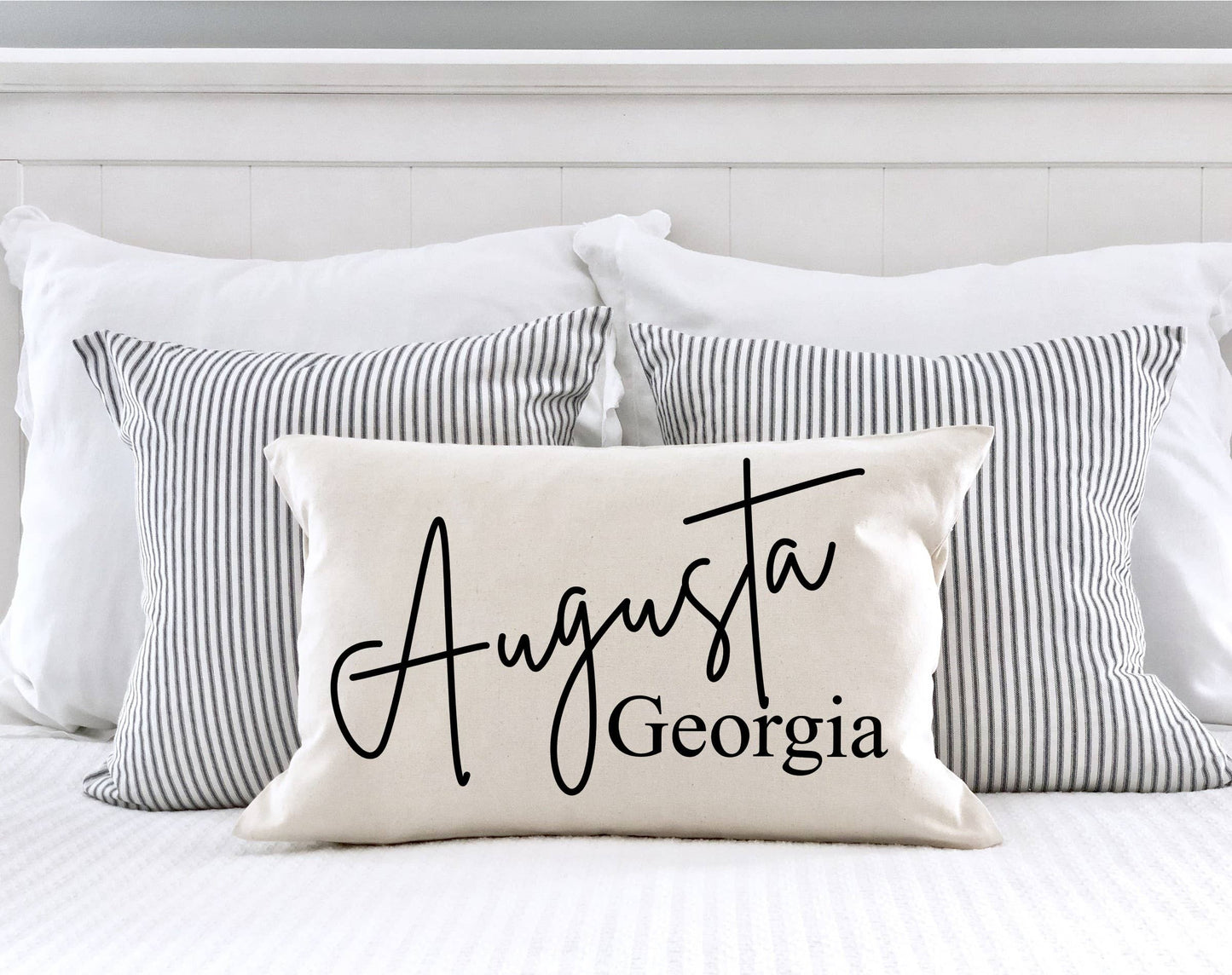 Custom City Throw Pillow - Any City and State