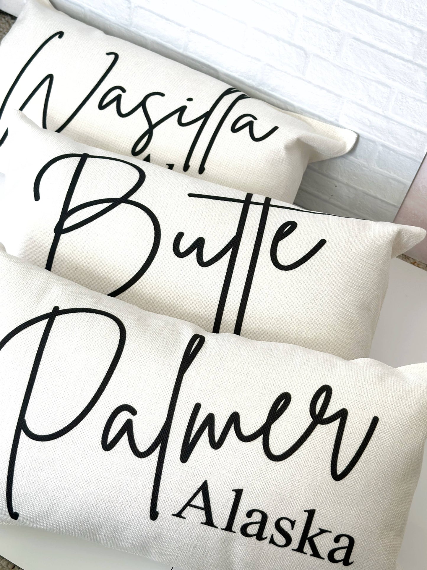 Custom City Throw Pillow - Any City and State