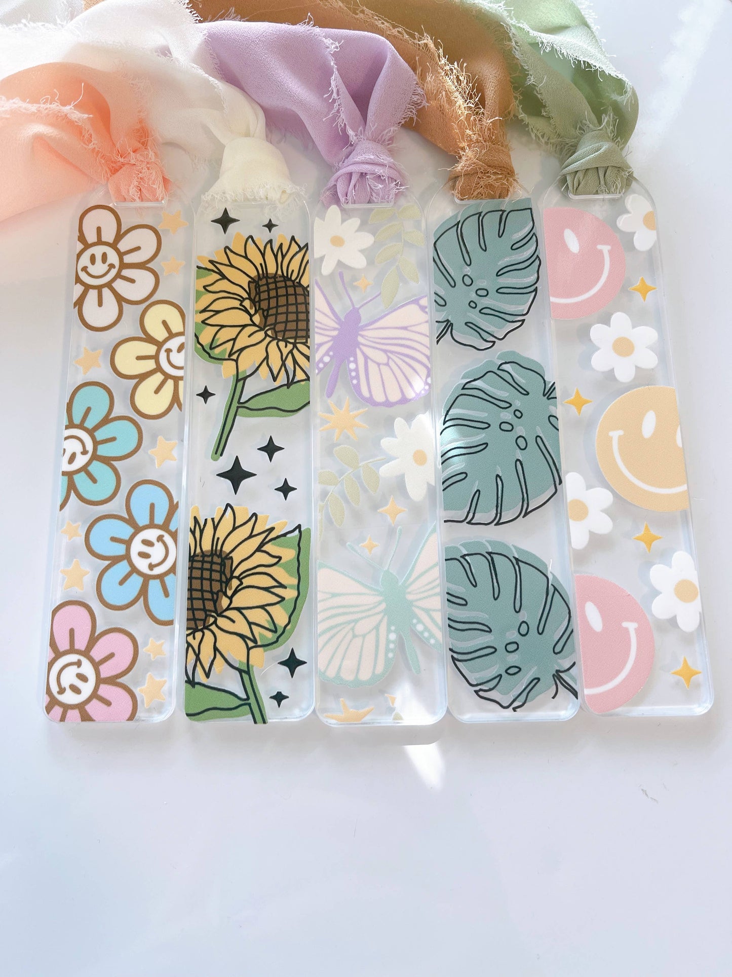 Acrylic Bookmarks-UV DTF-6 styles