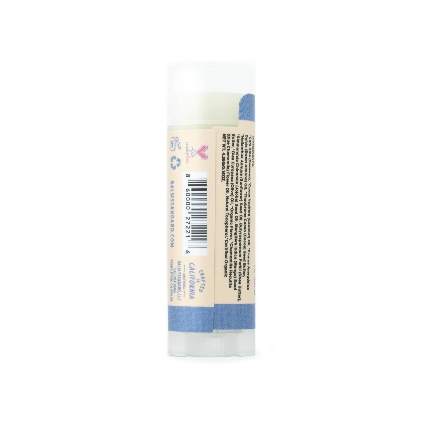 Lip Balm Vanilla Bean Blue Chamomile--1 Unit