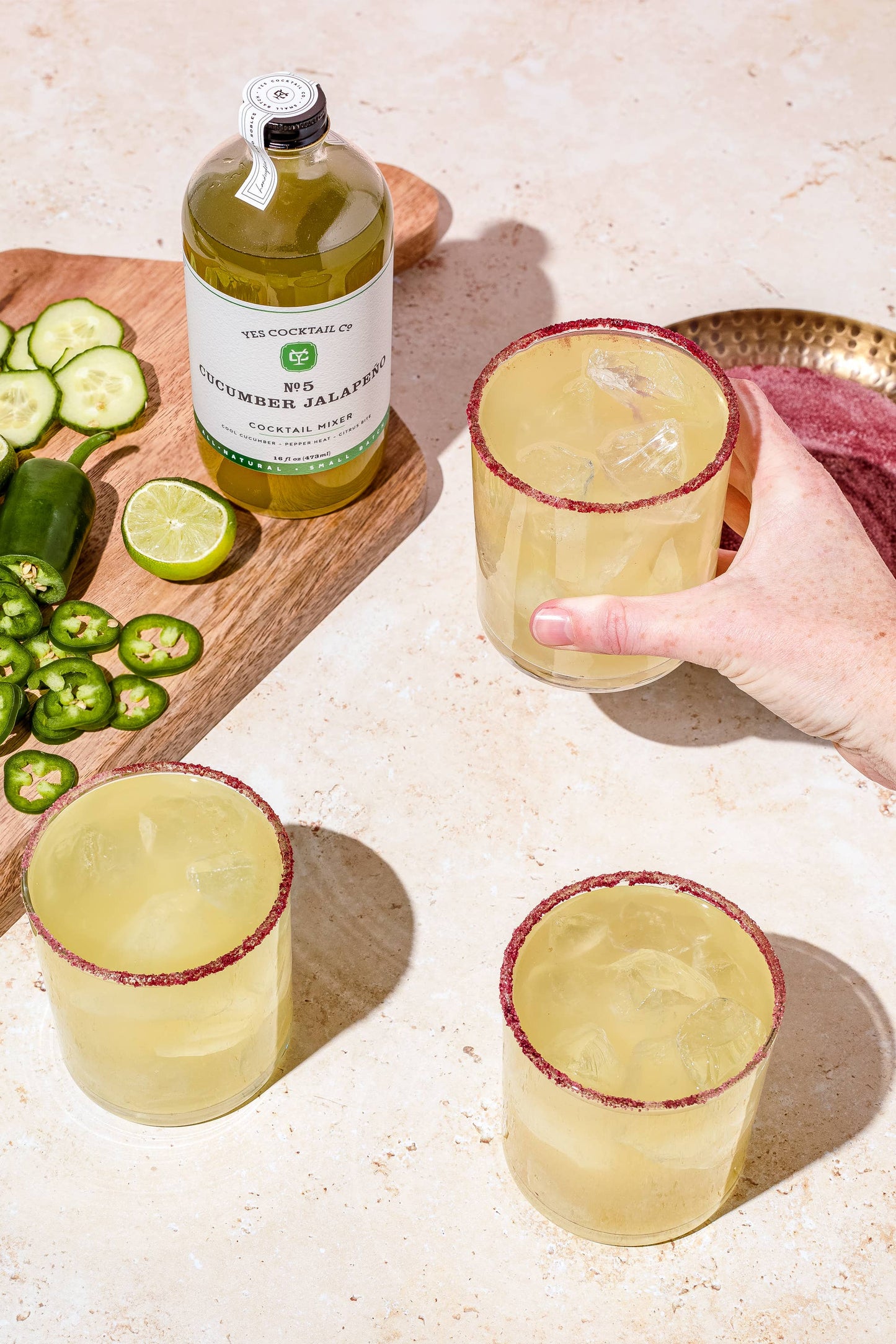 Cucumber Jalapeno Cocktail Mixer