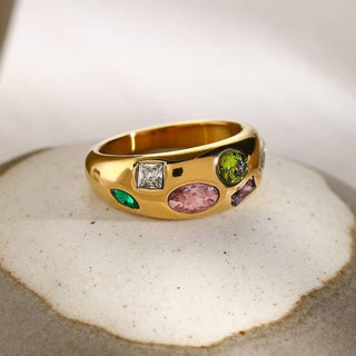 Colorful Rhinestone Ring
