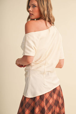 Silk and Sway Asymmetrical Blouse