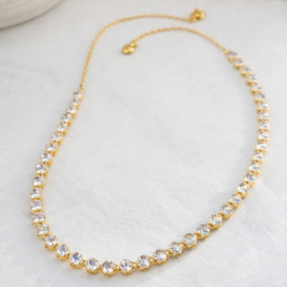Luxe Frosted In Diamonds Choker Necklace