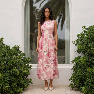 Michelle Maxi Halter Dress
