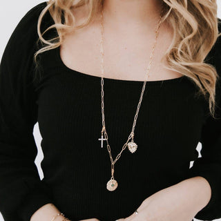 Chanelle Charm Bar Necklace Chains - WATERPROOF Wholesale