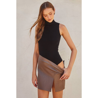 Perfect Layer mock Knit Bodysuit