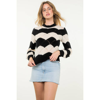 Cassie Chevron Sweater