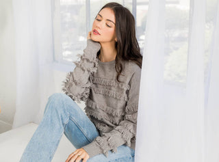 Faye Fringed Sweater