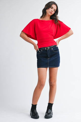 Carolina Sky Back Tie Top