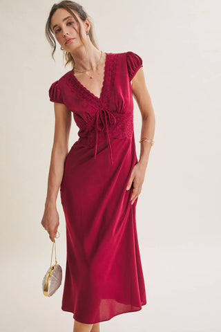 GRACEFUL DRAPE DRESS