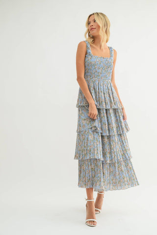 Romance Tiered Midi Dress