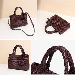 Daya Mini Woven Tote Bag w/ Bag Charm