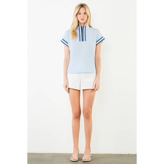 Ashley Flutter sleeve top