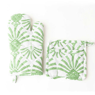 Deco Palm Oven Mitt Set