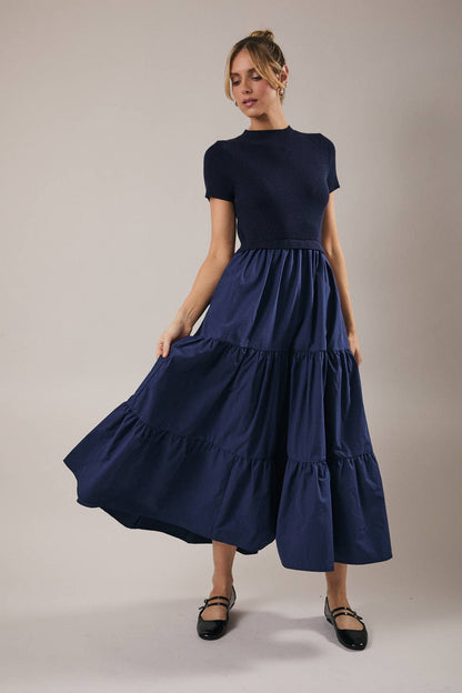 Modern Muse Mixed Tier Dress