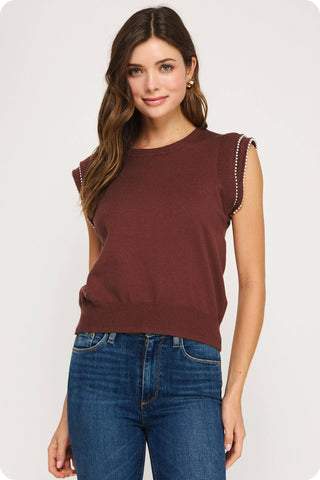 Pearl Doll Sweater Top
