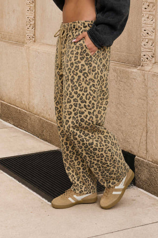 Debra Leopard Barrel Pant