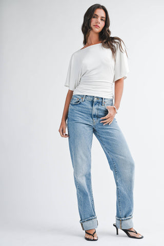 Carolina Sky Back Tie Top