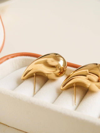 Colette Large Huggie Droplet Earring