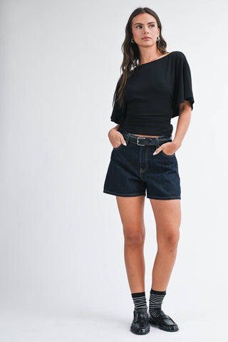Carolina Sky Back Tie Top