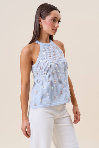 We Shell Halter Top