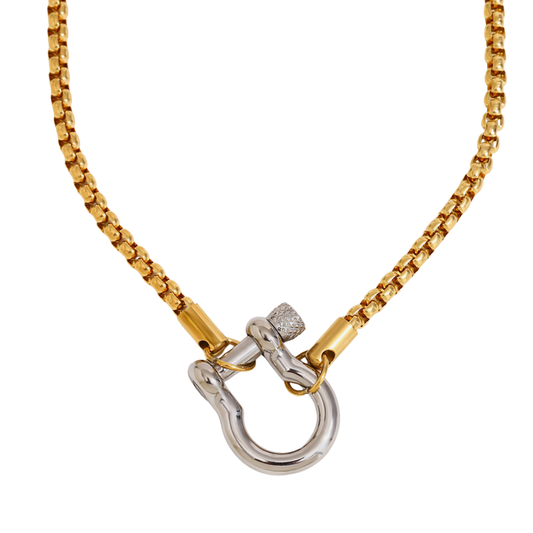 Horseshoe Charm Keeper Necklace