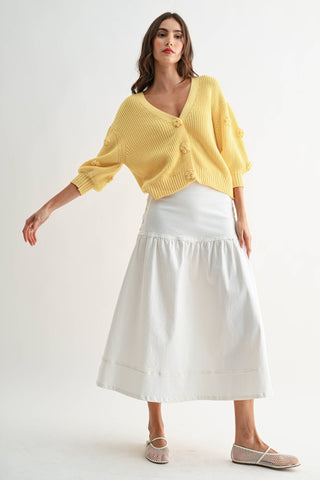Lemon Blossom Knit Cardigan