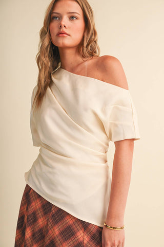 Silk and Sway Asymmetrical Blouse