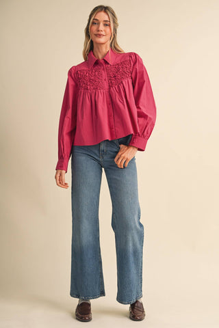 Diamond Ruched Top
