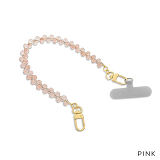Teardrop Crystal Phone Strap