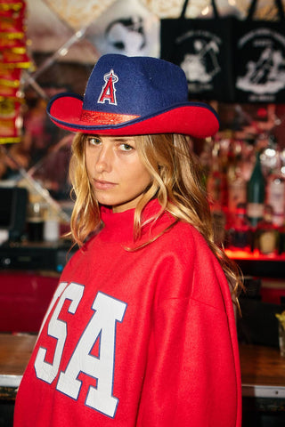 USA & FLAG Reversible Mock Neck Sweatshirt
