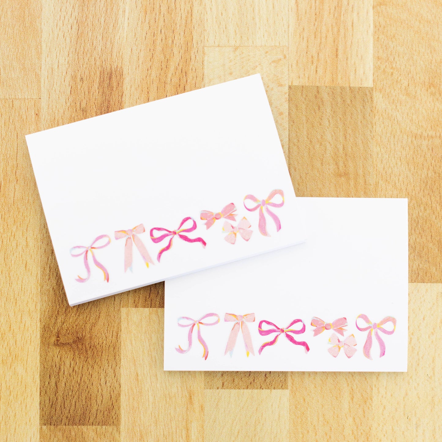 Pink Bows Post-It® Notes, 50 Sheets, 4x3 in.