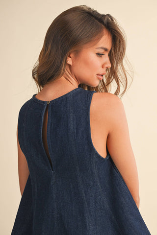 Denim Trapeze Set