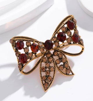 Vintage Brooches Pins Classic Retro Rhinestone
