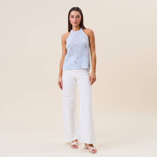 We Shell Halter Top