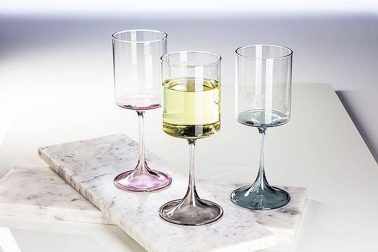 Slender Wine Glass - 6Asst - 9.5"H (12oz)