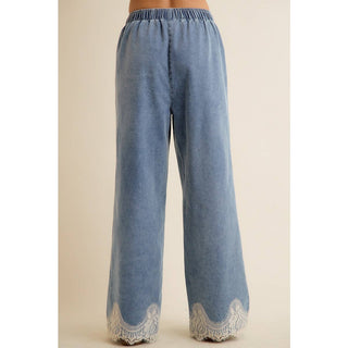 Lacey Thoughts Wide Denim Pant