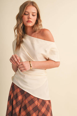 Silk and Sway Asymmetrical Blouse