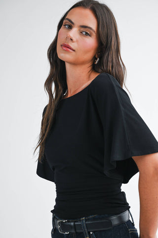 Carolina Sky Back Tie Top