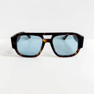 Ellen Retro Square Pilot Sunglasses