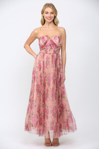 Strawberry Soiree Ball Gown